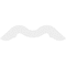 Ekena Millwork Pitch Midway Architectural Grade PVC Gable Pediment, 72"W x 33"H x 1"P (11/12) GPP072X033X100MID - alternate 3